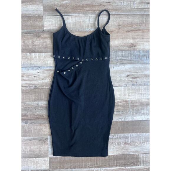 Meshki Alina Popper Rib Knit Bodycon Dress Size S - Picture 2 of 7